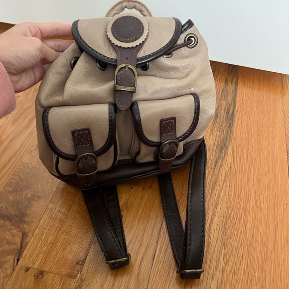 Italian Leather Small Backpack - Picture 3 of 4